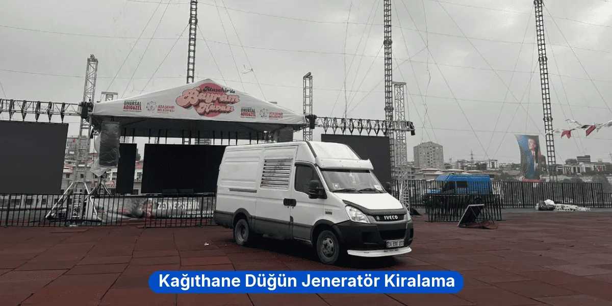 Kağıthane Düğün Jeneratör Kiralama