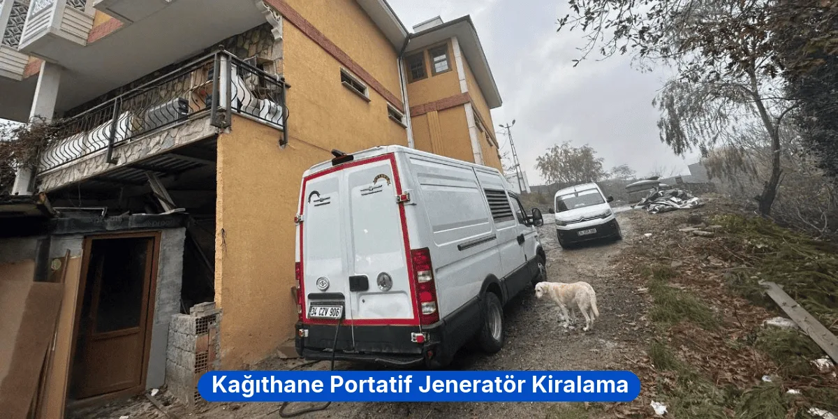 Kağıthane Portatif Jeneratör Kiralama